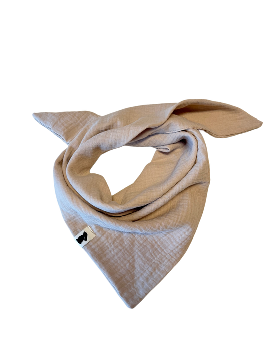 Halstuch - Musselin Hellbeige
