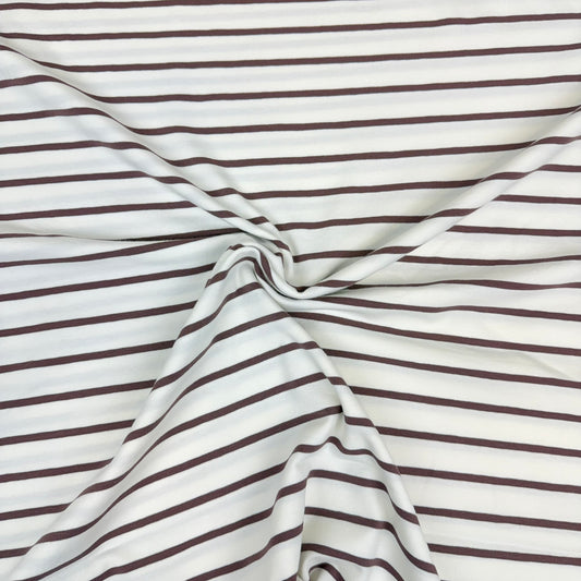 Jersey Streifen | Taupe hell