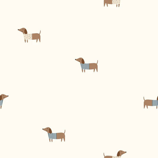 Baumwolljersey "Dackel" (Bio)