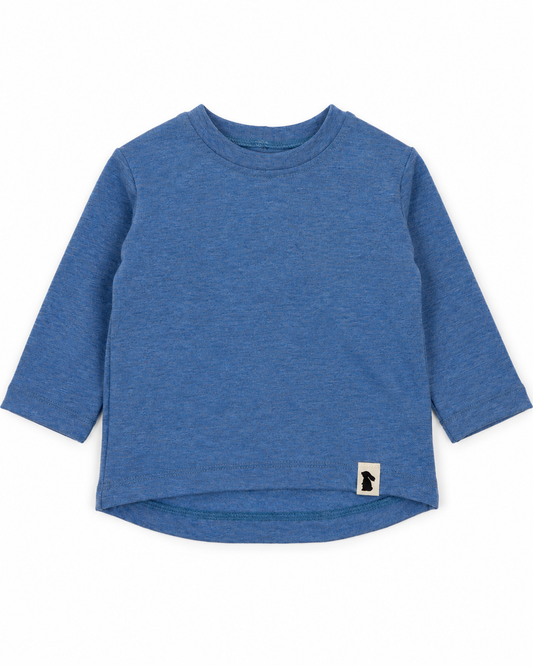 Longshirt Graublau | Fix&Fertig