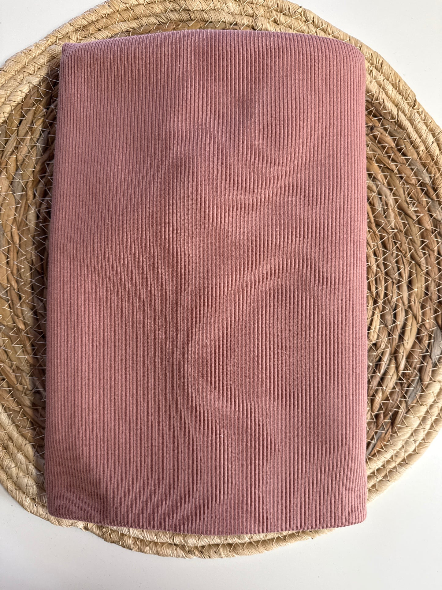 Rest Ribjersey Lehmrosa