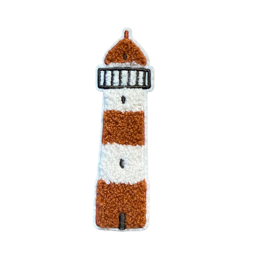 Chenille Patch "Leuchtturm" (Klein)