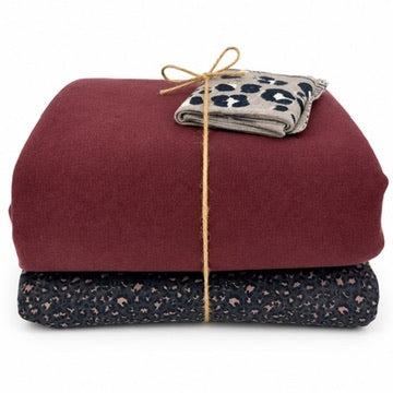 Stoffpaket | Hoodie Pflaume