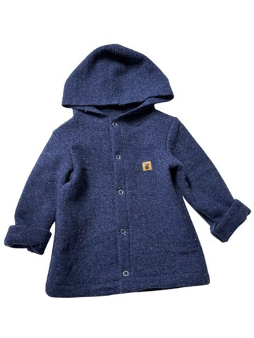Merino-Fleecejacke Blau LIMITED