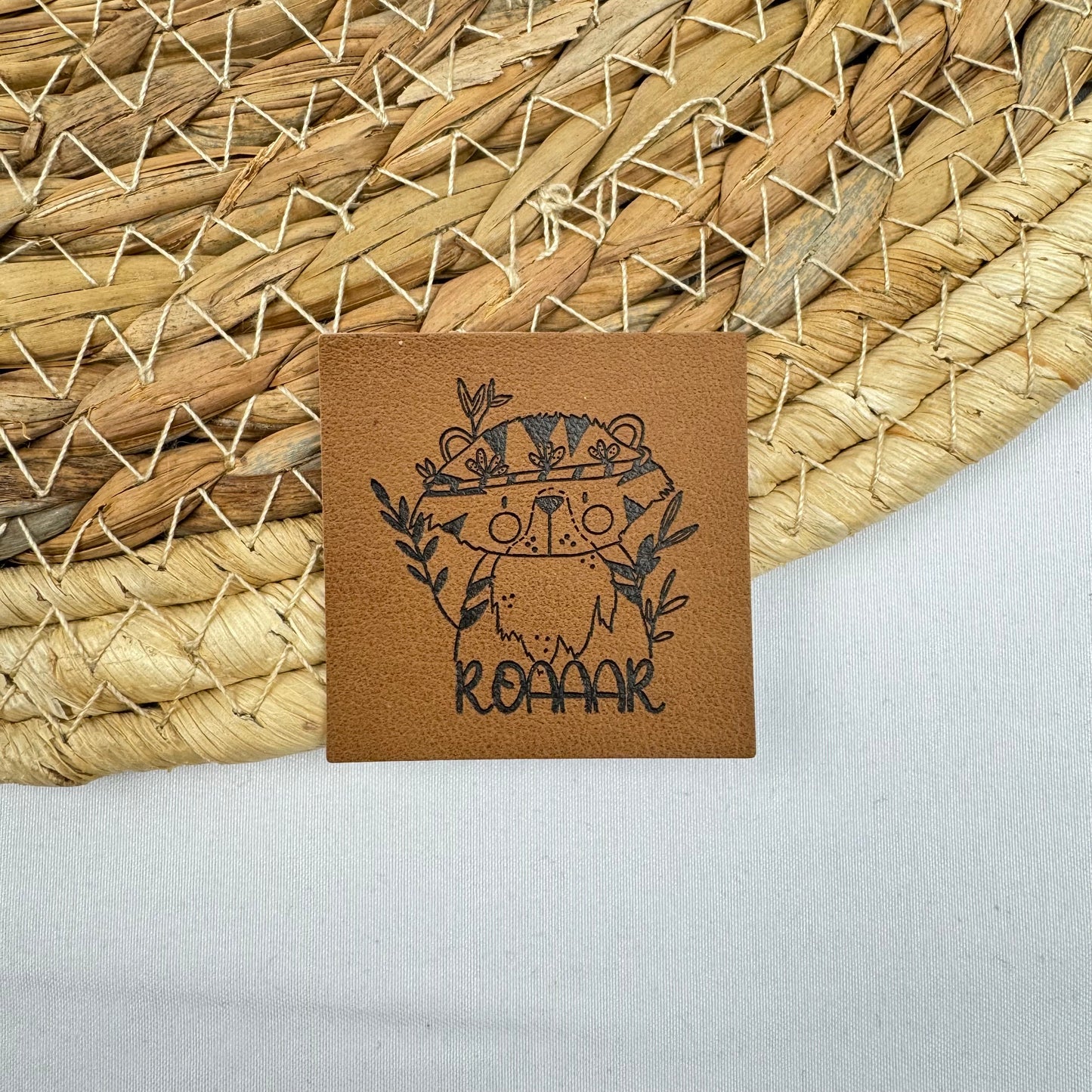 Kunstlederlabel "Boho Tiger"