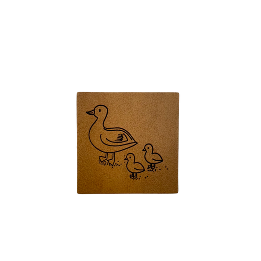 Kunstlederlabel "Entenmama"