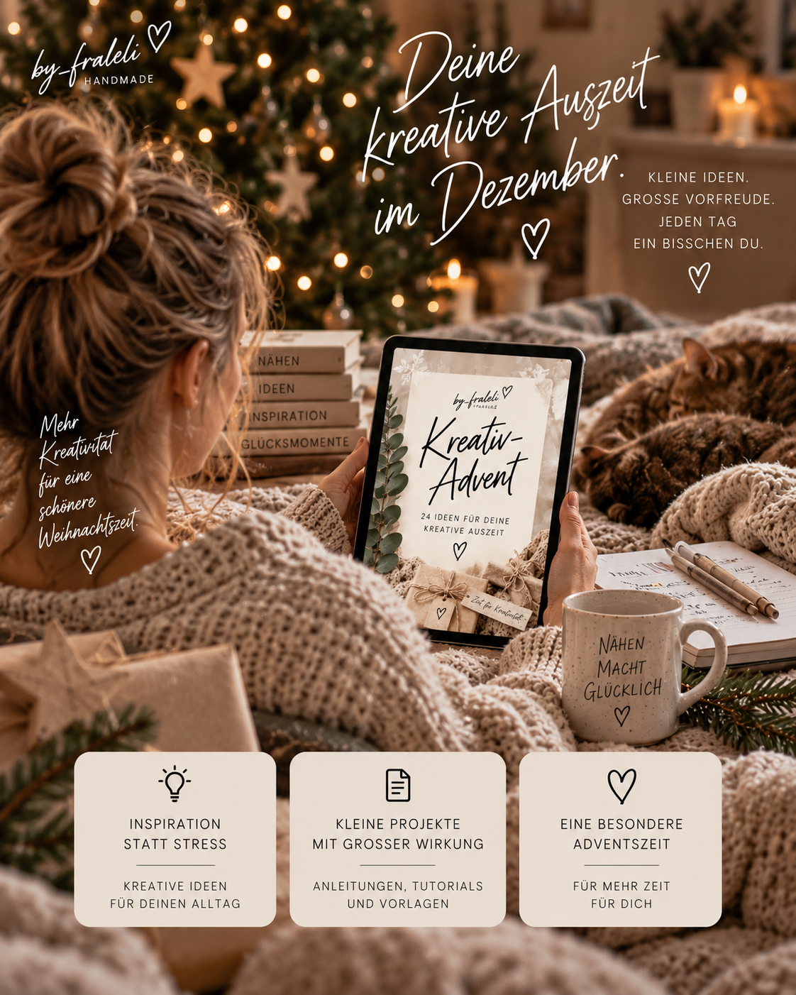 Kreativ-Advent 2026 – 24 kreative Adventstürchen | by_fraleli