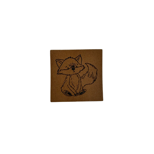Kunstlederlabel "Fuchs"