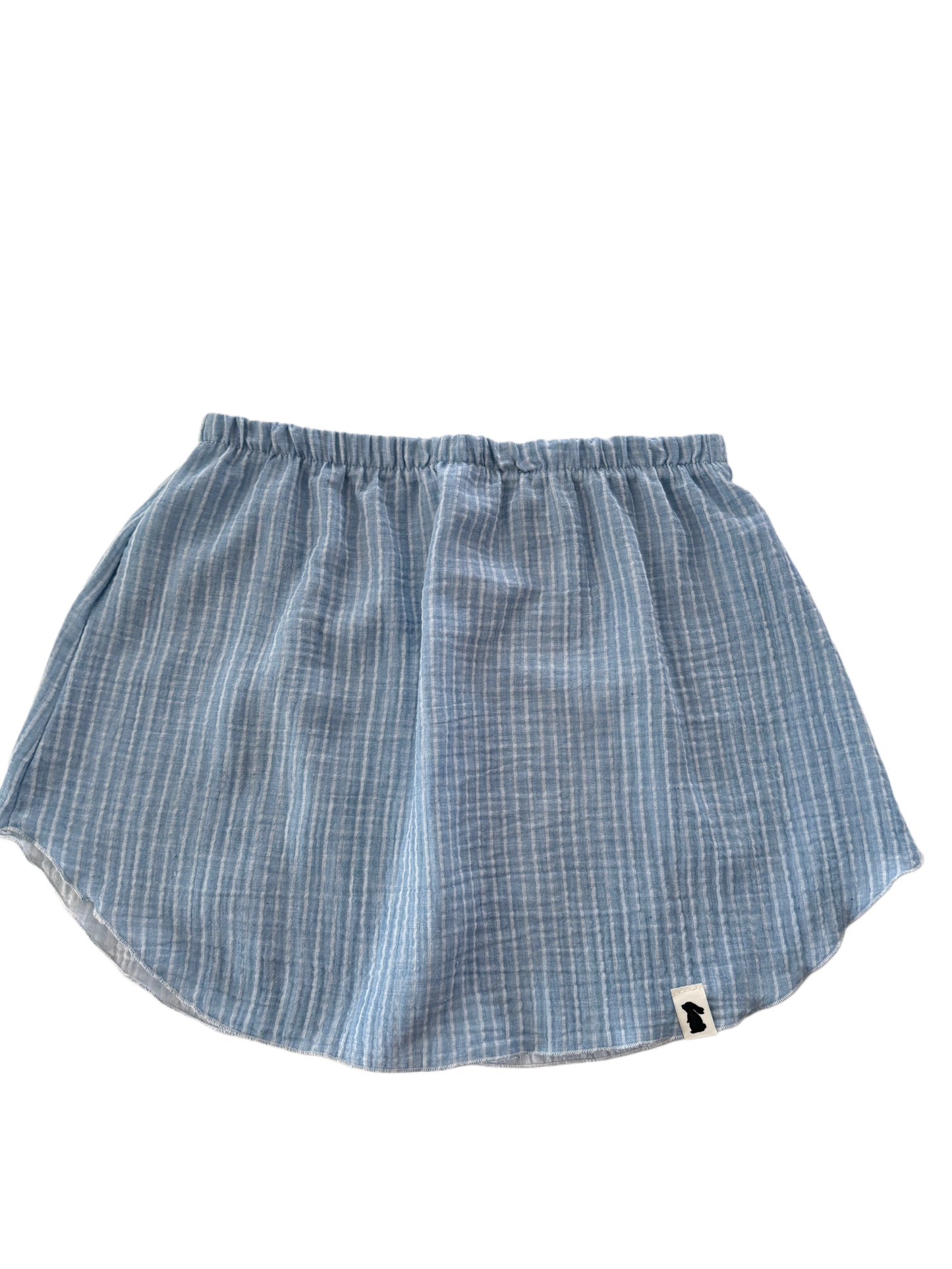 Blusenrock Damen Stripes Graublau