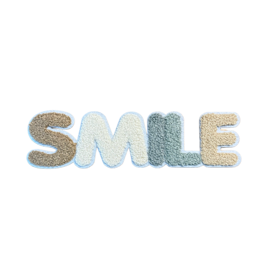 Chenille Patch "Smile" (Groß)