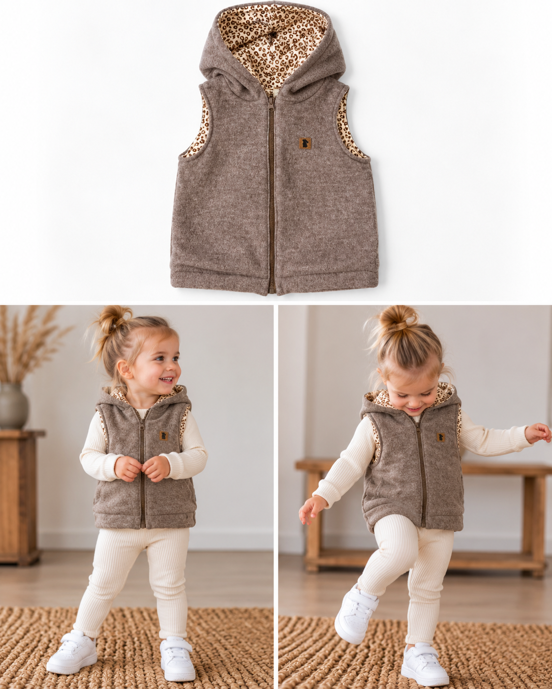 Walkweste Merino Leo | Fix&Fertig