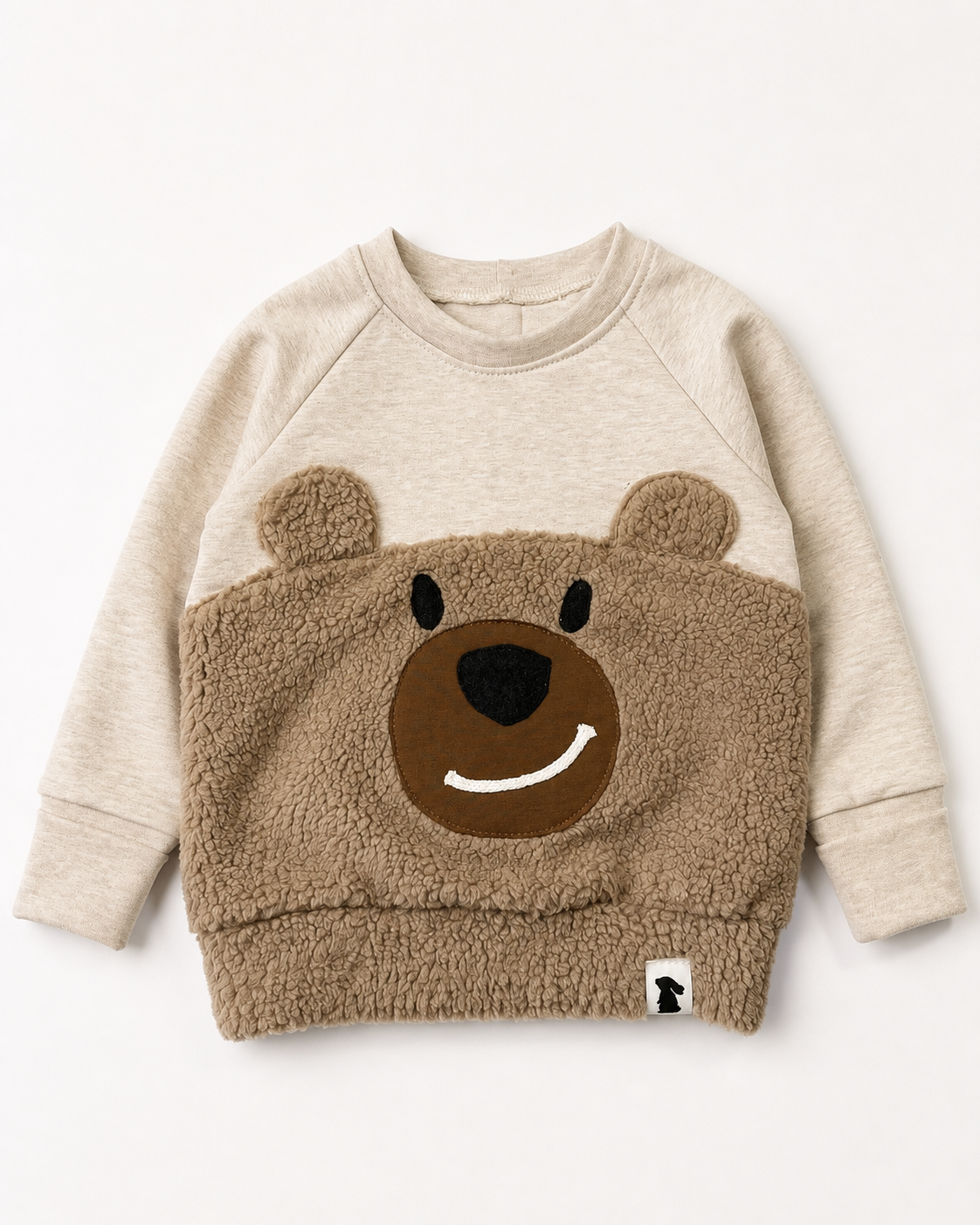 Teddy-Sweater Milo - Hellbeige