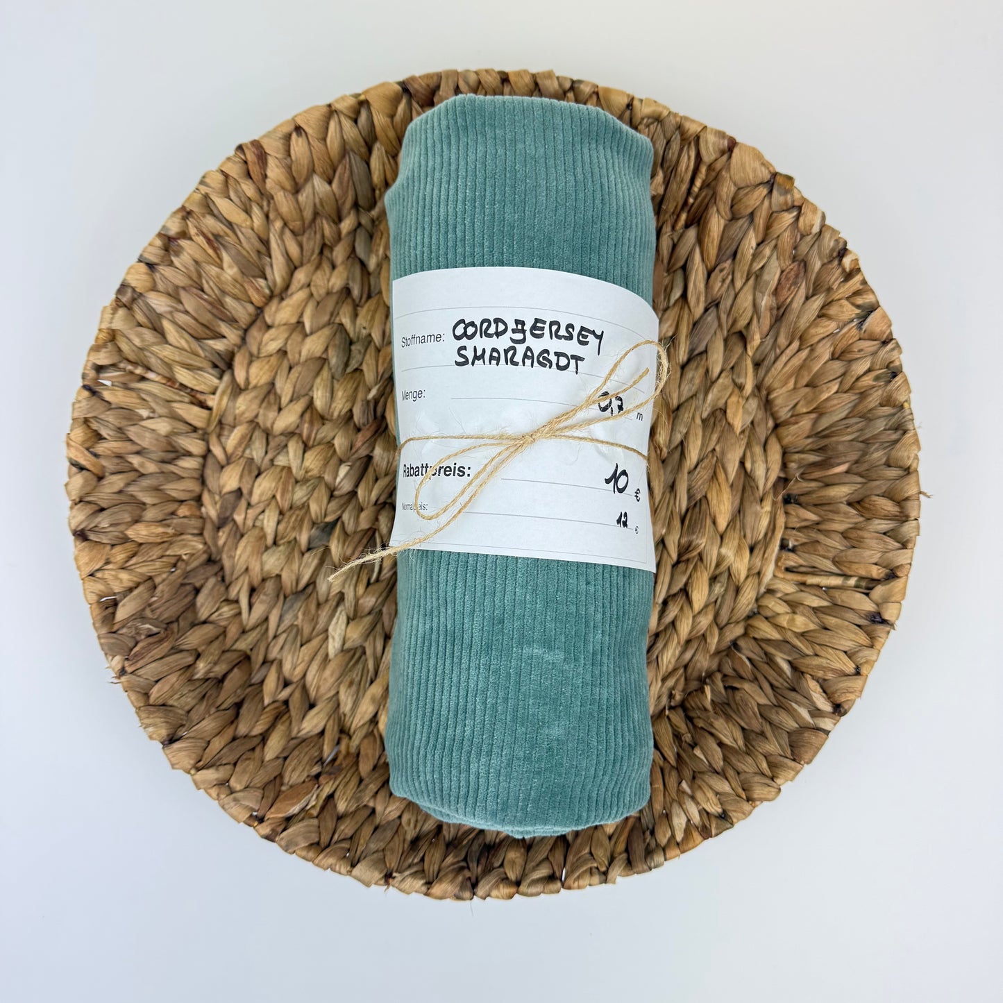 0,7m Cord-Jersey Smaragdt | Rest