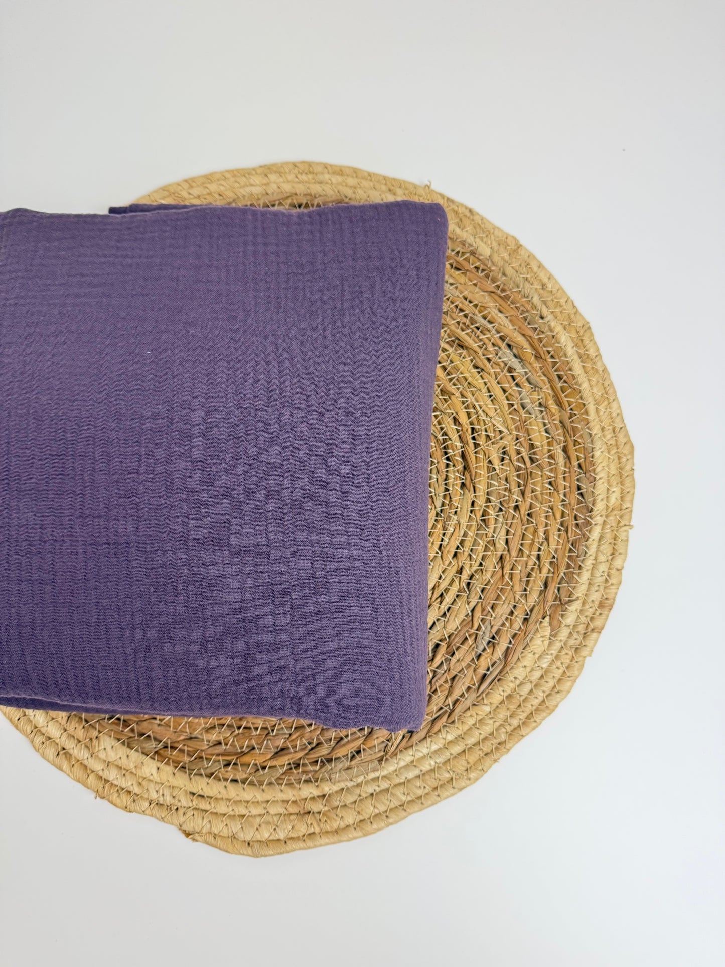 Musselindecke handmade | ca. 130 x 175 cm