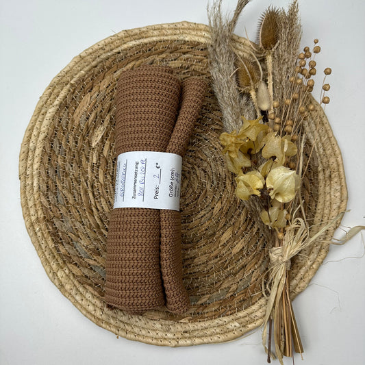 Coarse knit “cocoa” (W:70cm H:53cm)