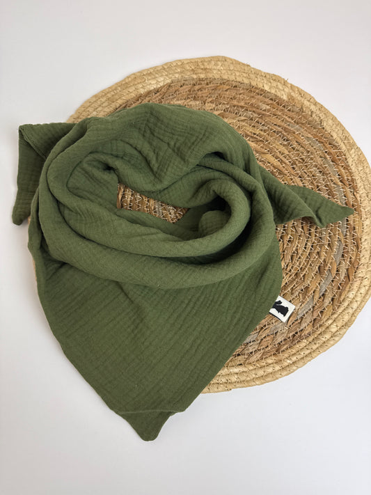 Halstuch - Musselin Khaki