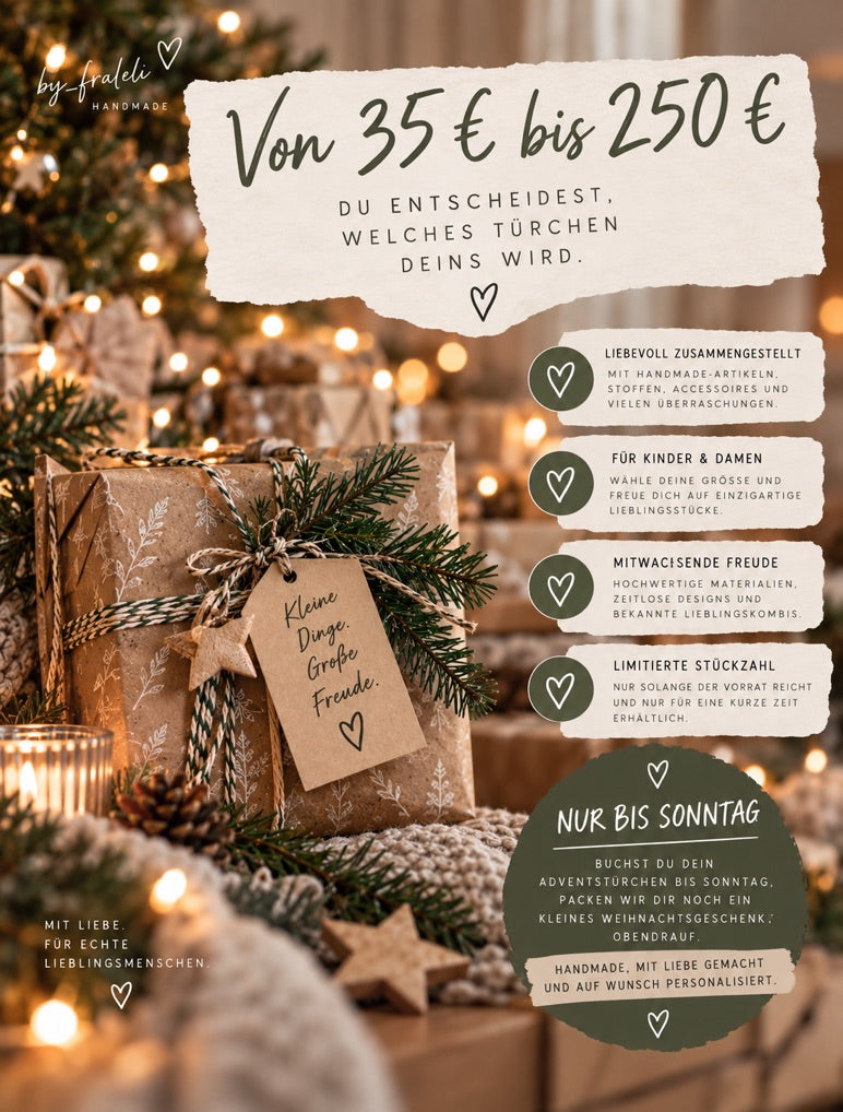 Handmade-Advent – dein persönliches Adventstürchen | by_fraleli