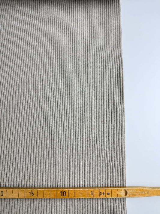 Rib-Bündchen Beige mel.