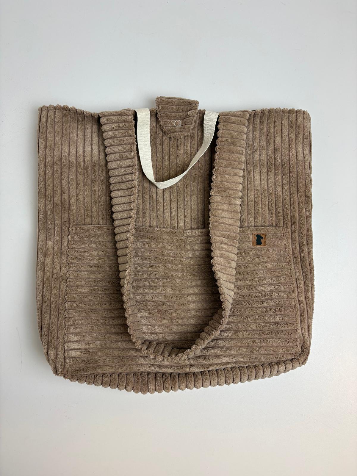 Shopper-Bag Cord Beige