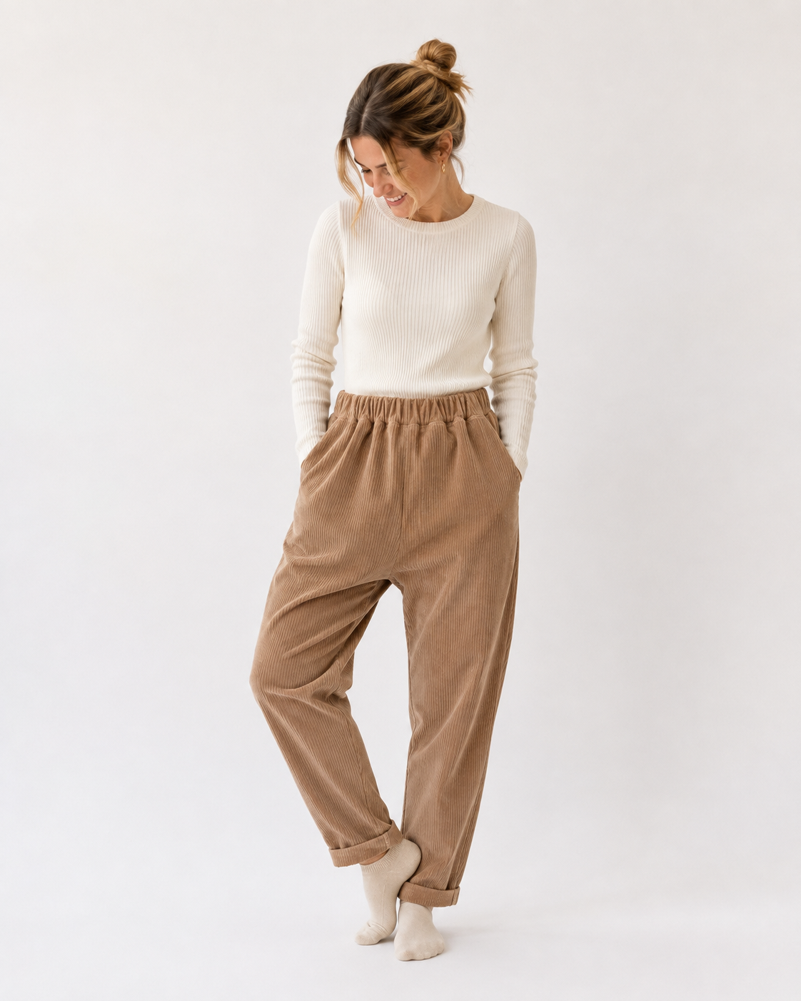 Bollerhose - Latte | Damen
