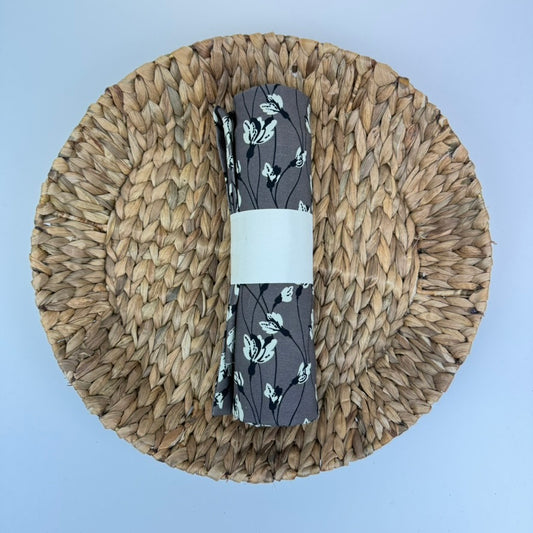 0,7m Jersey Blume Taupe | Rest