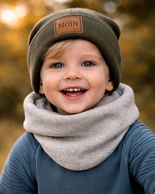 Fleece-Loop (Bio) - Hellgrau