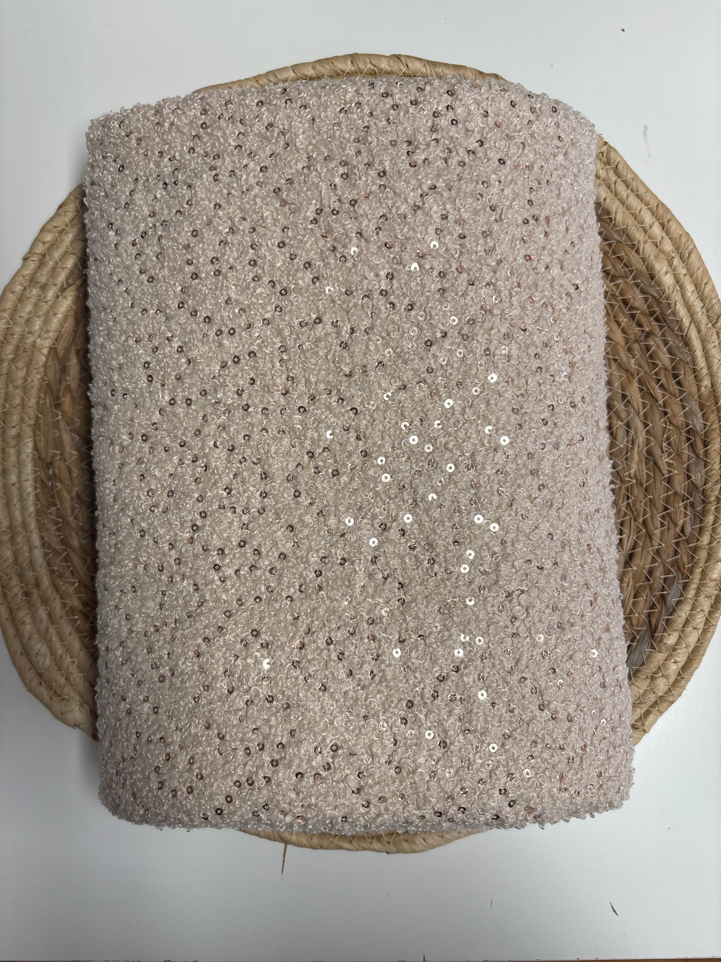 Rest Teddyfleece Pailletten Beige