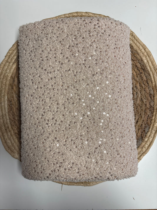 Rest Teddyfleece Pailletten Beige