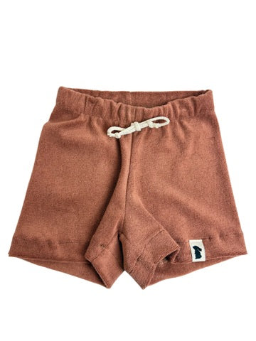 Shorty Frotteejersey Lehmrosa