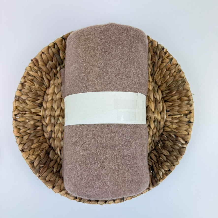 1 m Bio-Baumwollfleece Nougat  | Rest