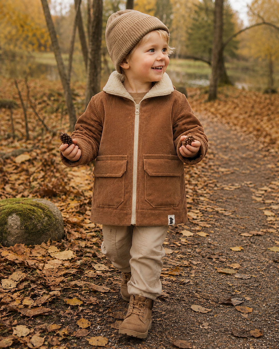 Mini-Me Cordjacke Teddy | Kinder