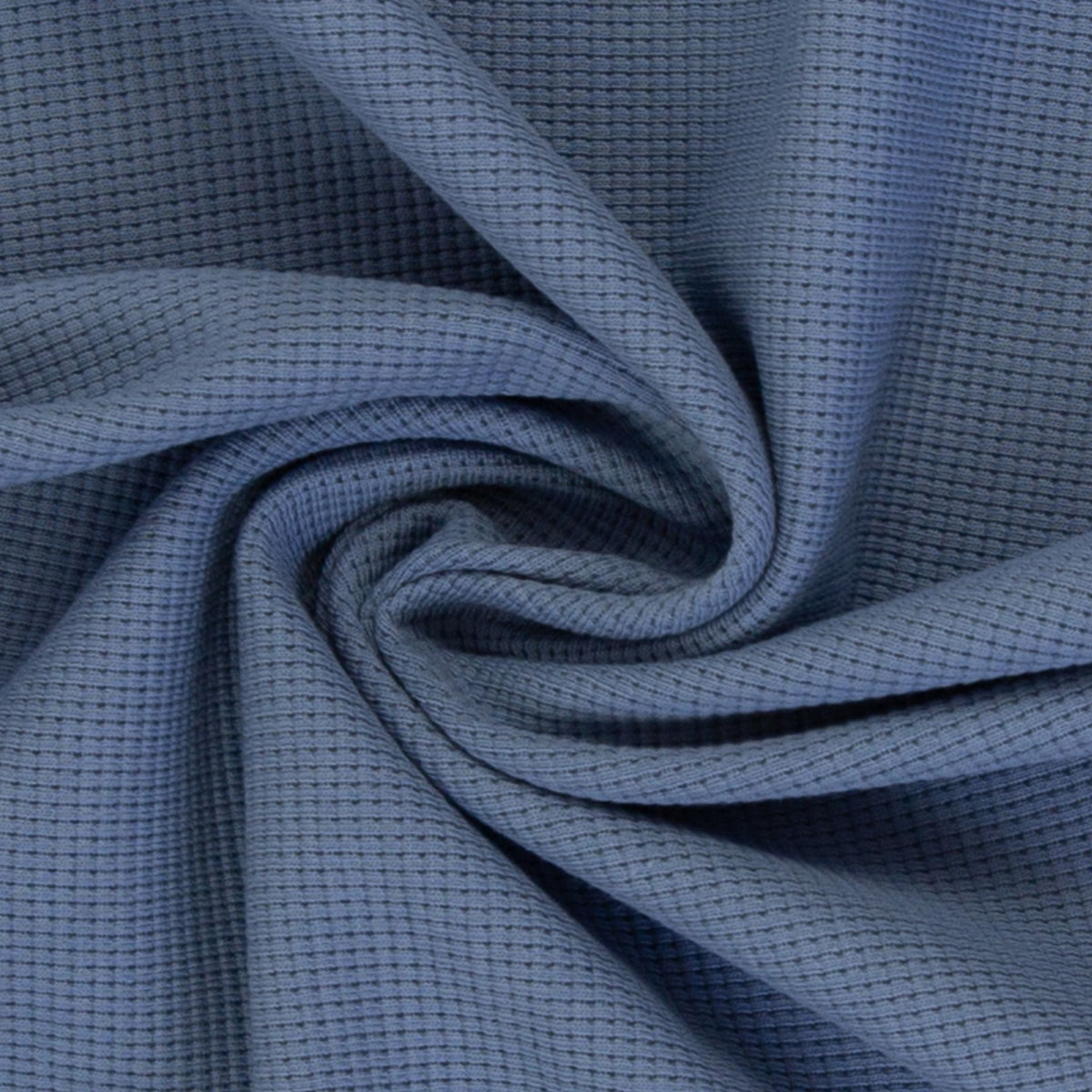Waffelstrick Graublau | DauerVB