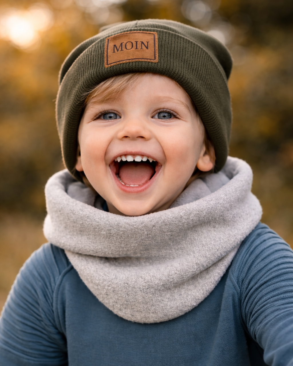 Fleece-Loop (Bio) - Hellgrau