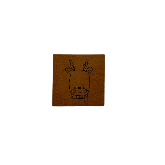 artificial leather label "Schildkröte"