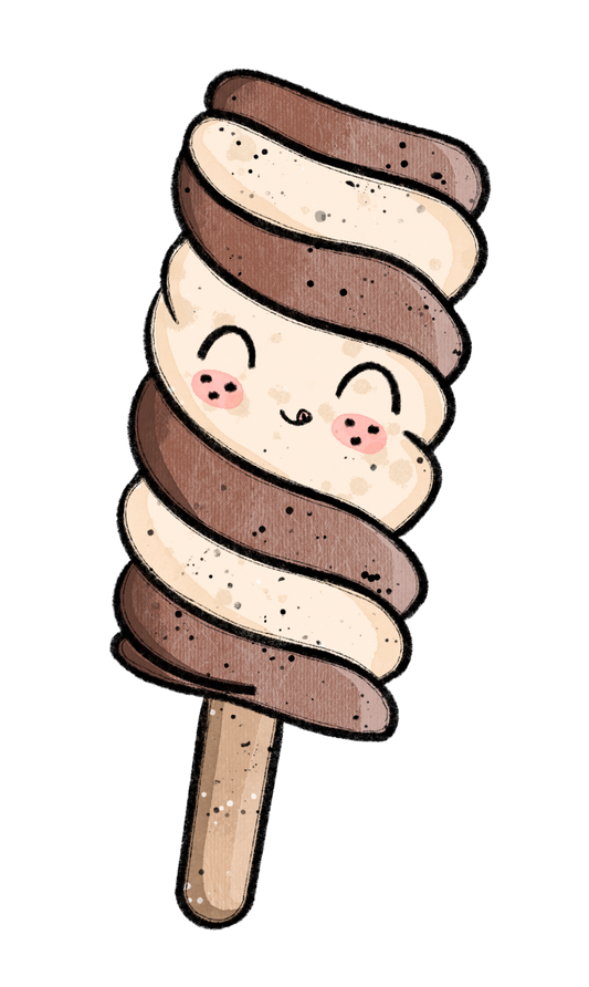 Bügelbild Tornado Kakao