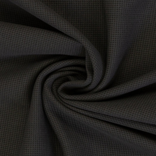 Waffelstrick "Dunkelgrau" (Swafing Clarissa)