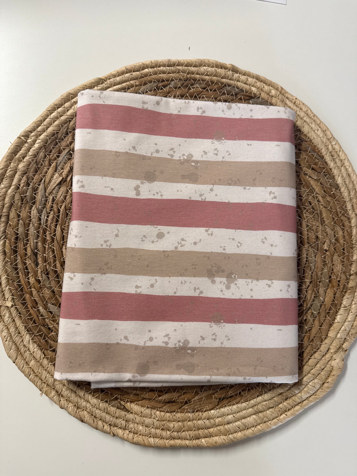 Rest Jersey Stripes Altrosa (Bio)
