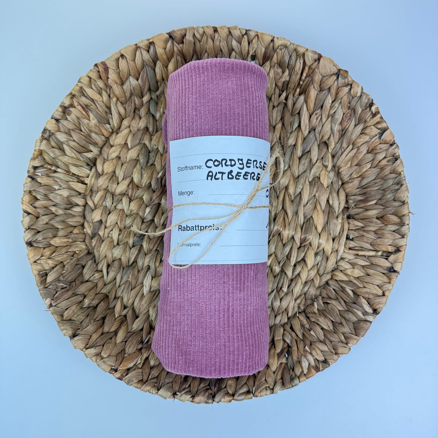 0,7m Cord-Jersey Altbeere | Rest