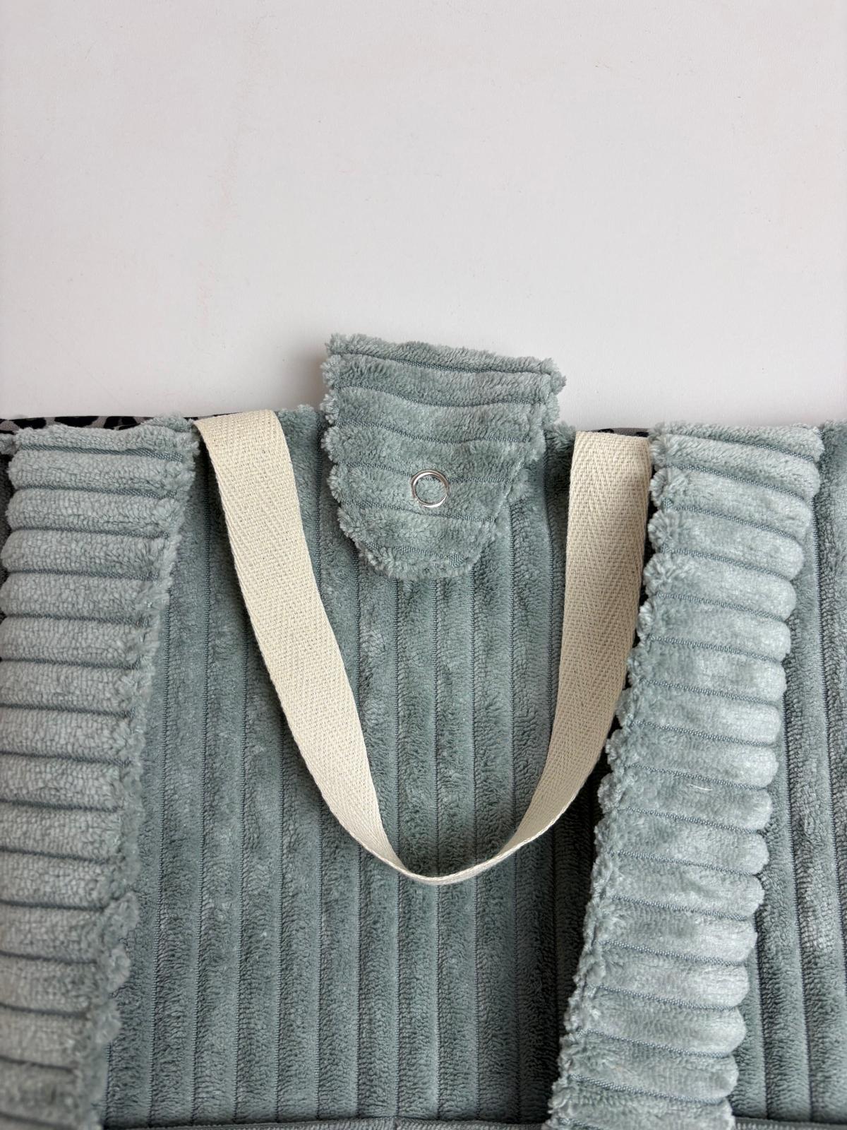Shopper-Bag Cord Mint