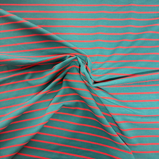 Jersey Streifen | Rot