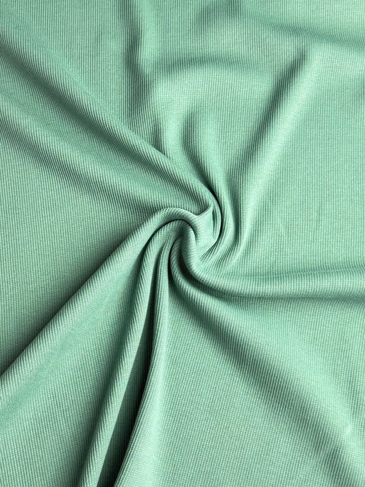 Ribjersey Jadegrün