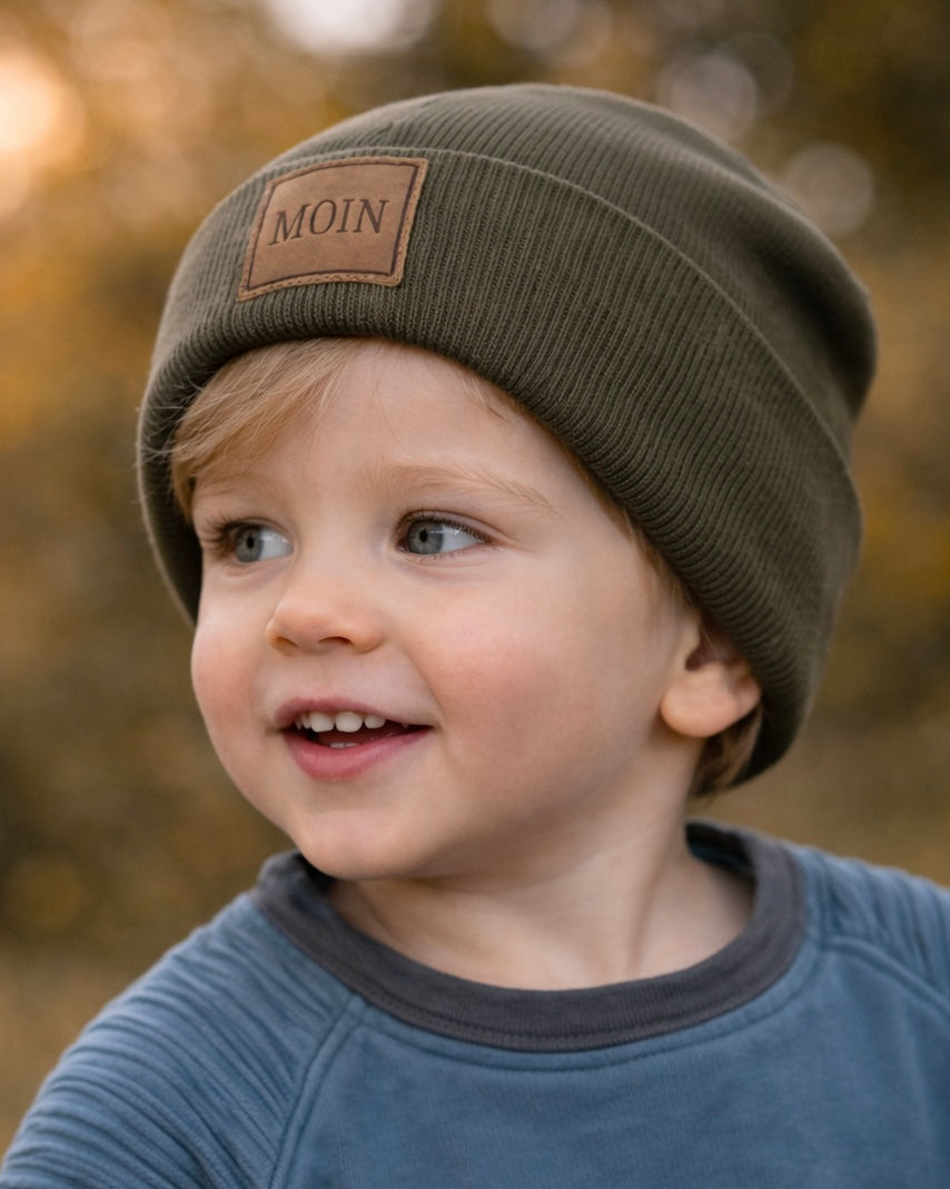 Hipster Beanie "I need the sea" KU 47-51cm