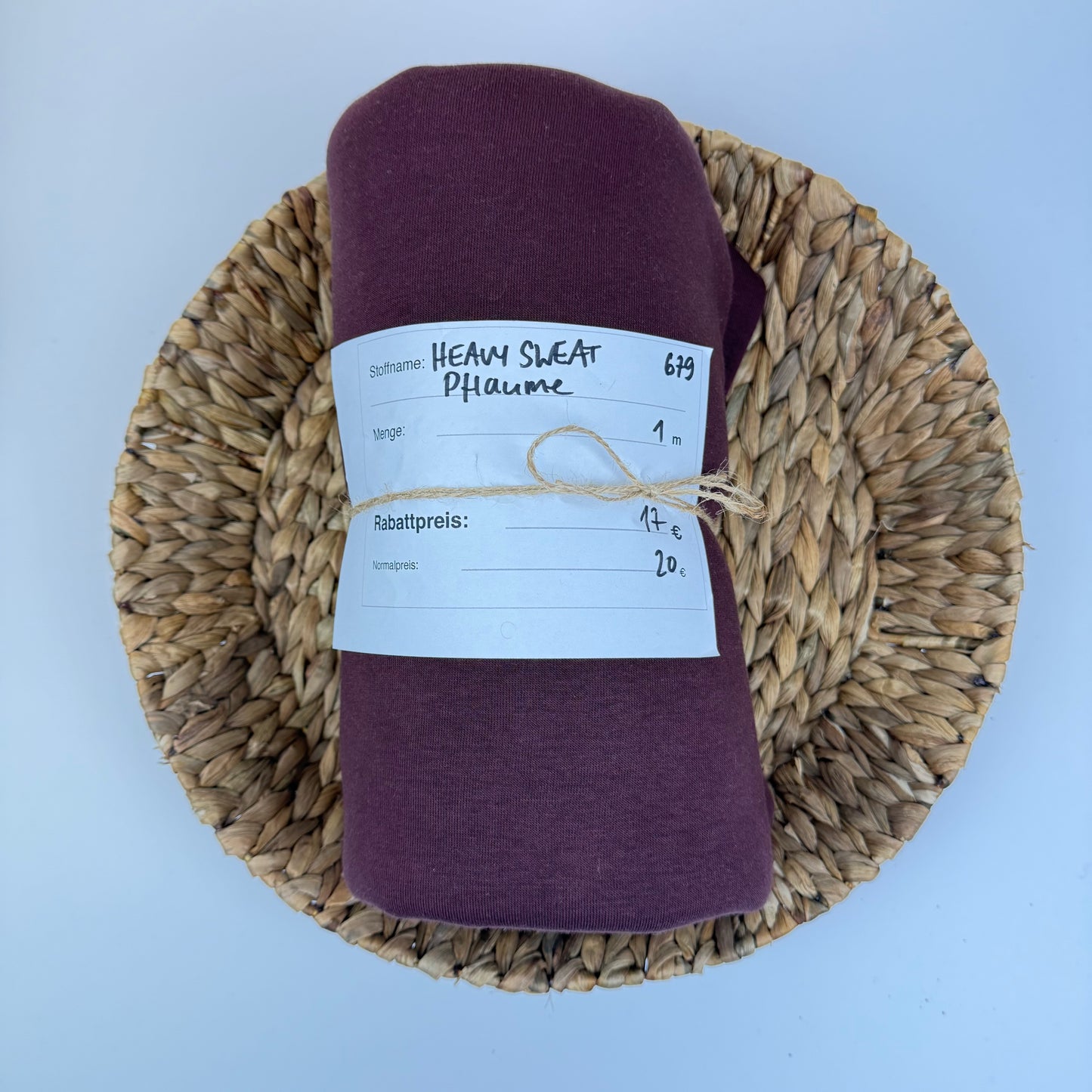 1m Heavy Sweat Pflaume | Rest