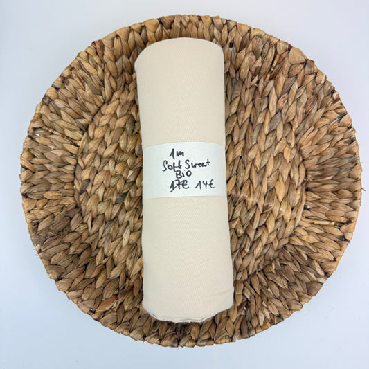 1m Soft Sweat Hellbeige Bio | Rest