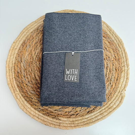 Starter-Paket "French Terry Dunkelgrau meliert"