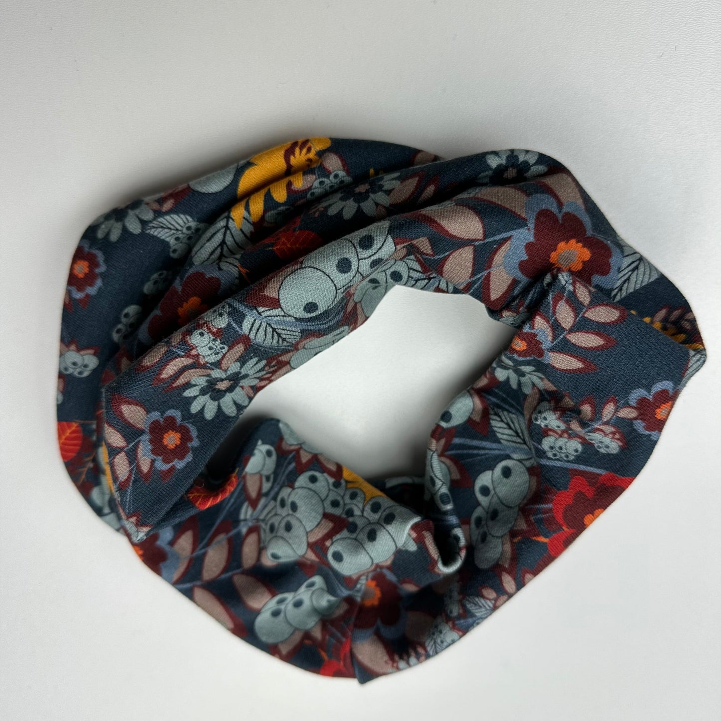 Loop - slip scarf "Blumenstöber" KU 48-50cm