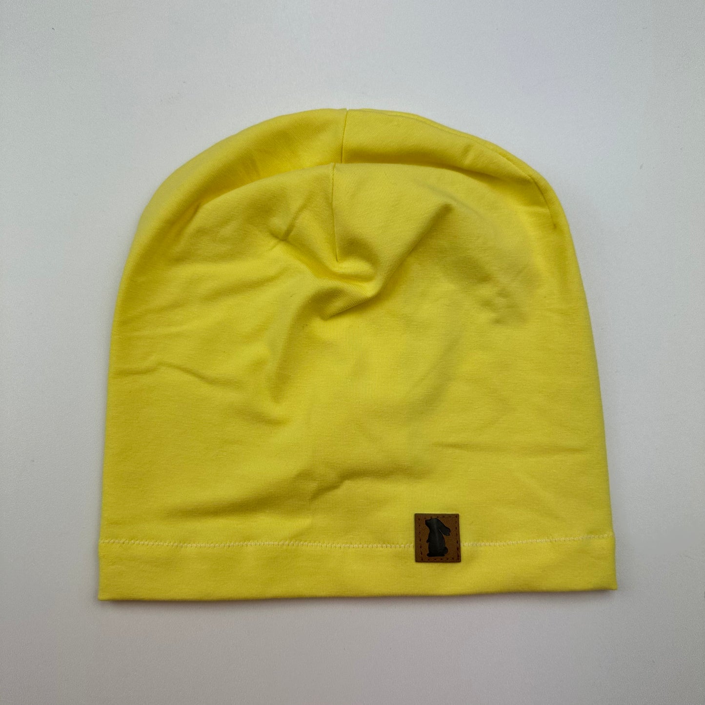 Beanie "Strahlegelb" KU 46-49cm (einlagig)