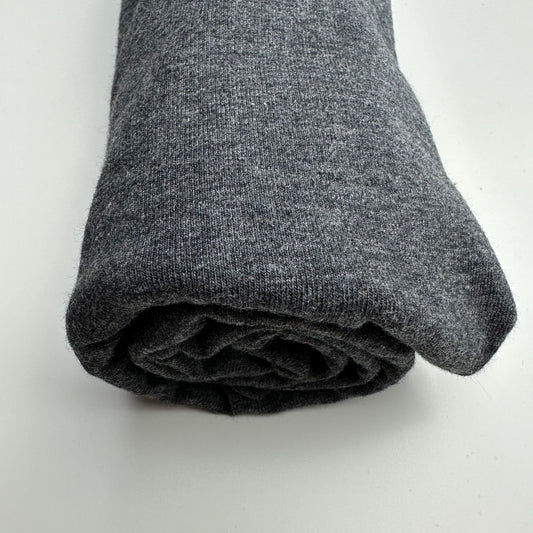 Cotton jersey "Dark grey mottled" (W:155cm H:50cm)