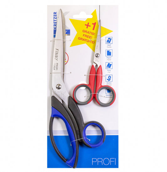 KRETZER tailor's scissors 24cm and free universal scissors 13cm