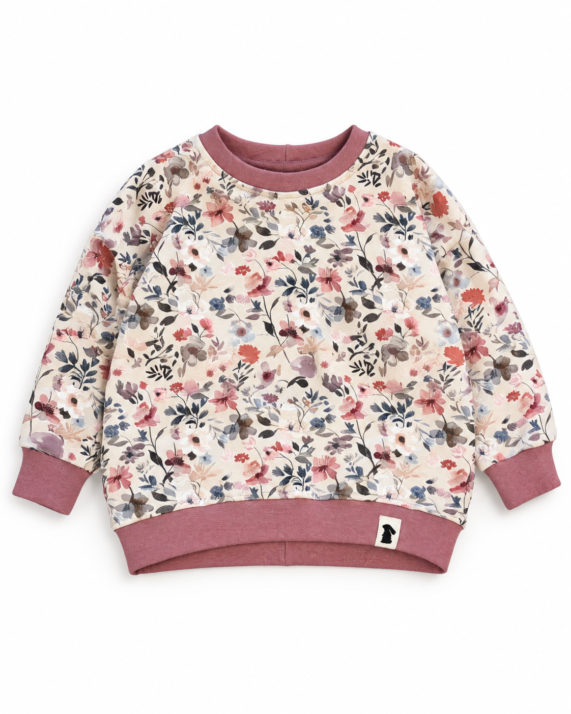 Oversized-Sweater Pastellblume | Fix&Fertig